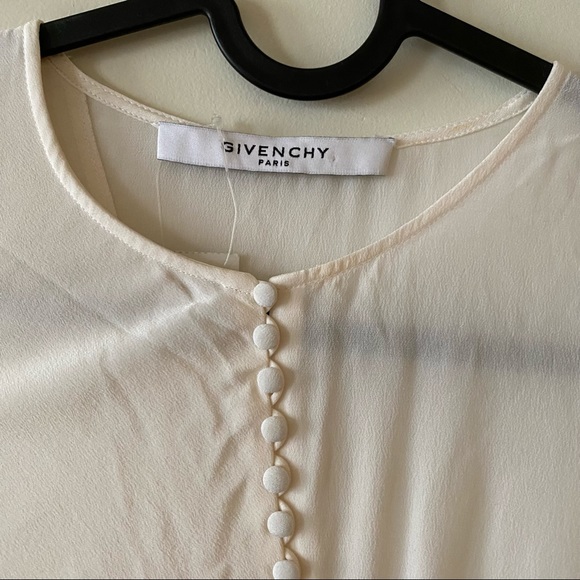 NWT GIVENCHY
draped asymmetric blouse - Picture 7 of 9